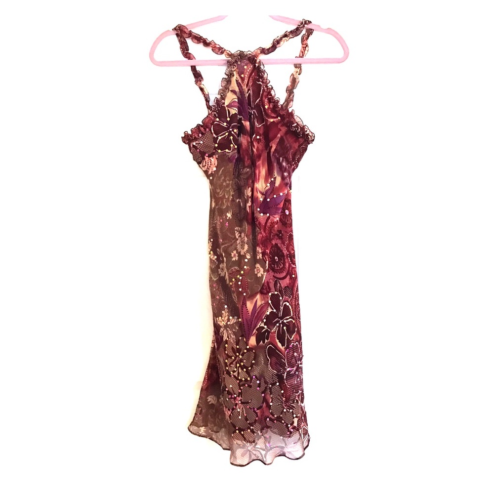 100% silk sequin Muse dress
