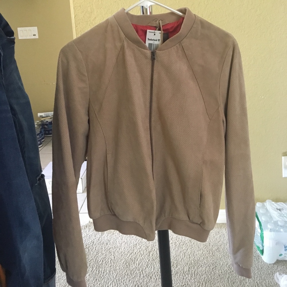 Suede timberland jacket
