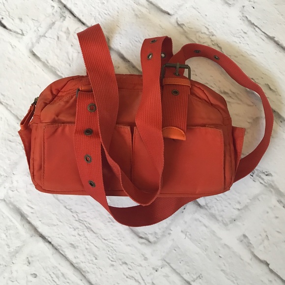 Barneys New York Handbags - Barney's New York Orange Nylon Bag