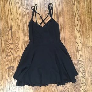 Black Strappy Urban Outfitters Dress
