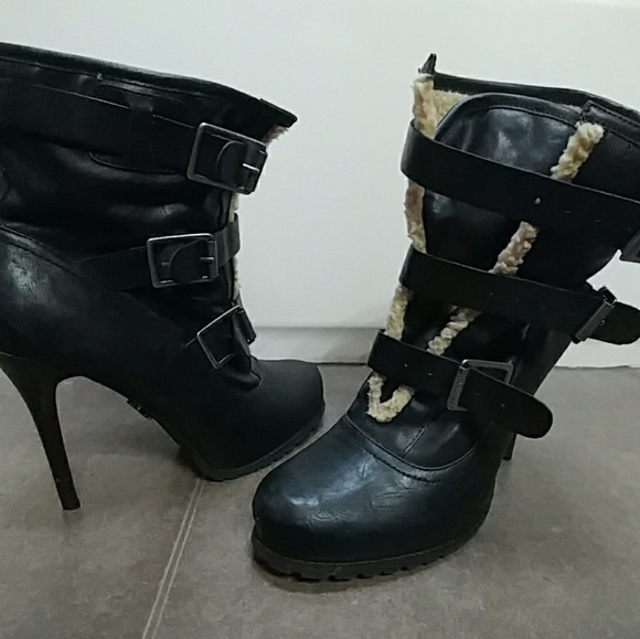 Simply Vera military heeled boots - Picture 4 of 6