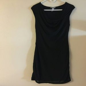 HM swoop neck formal slip dress