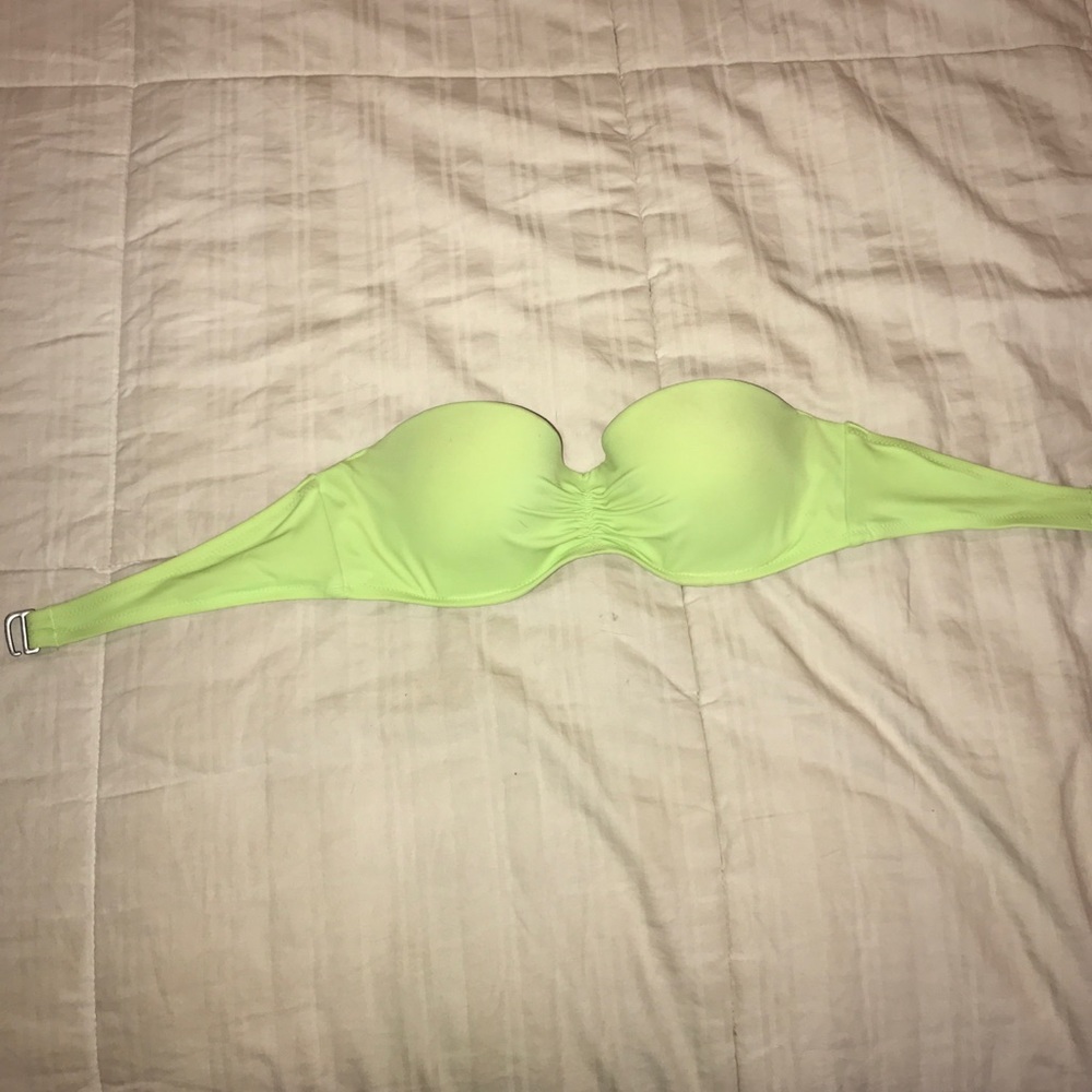 VS lime green swim top