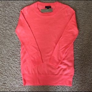 NWT J.Crew Coral Sweater XXS