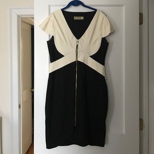 Vesper dress full front zip