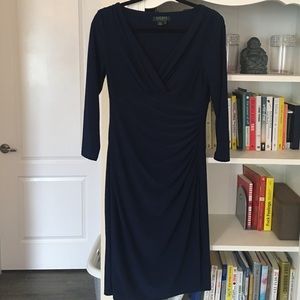 Ralph Lauren Navy Formal Dress