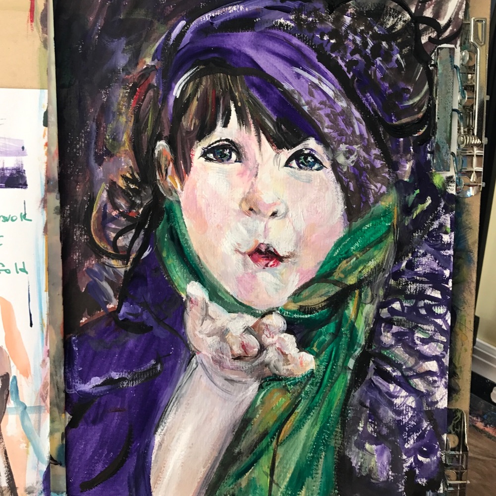 Watercolor portraits