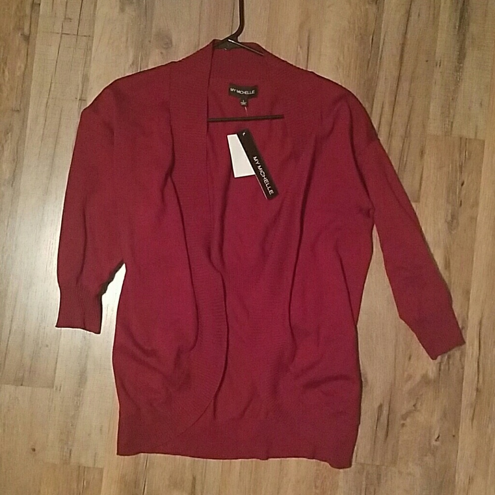 Open-front cardigan