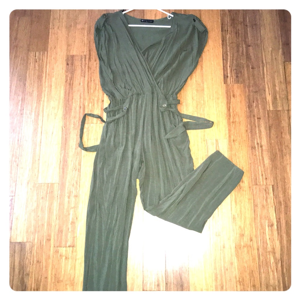 Olive Green plus size jumpsuit XXL