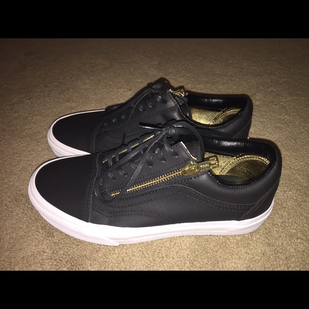 vans old Skool Leather w/ Zipper