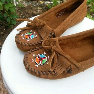 Beaded Minnetonka Moccasins