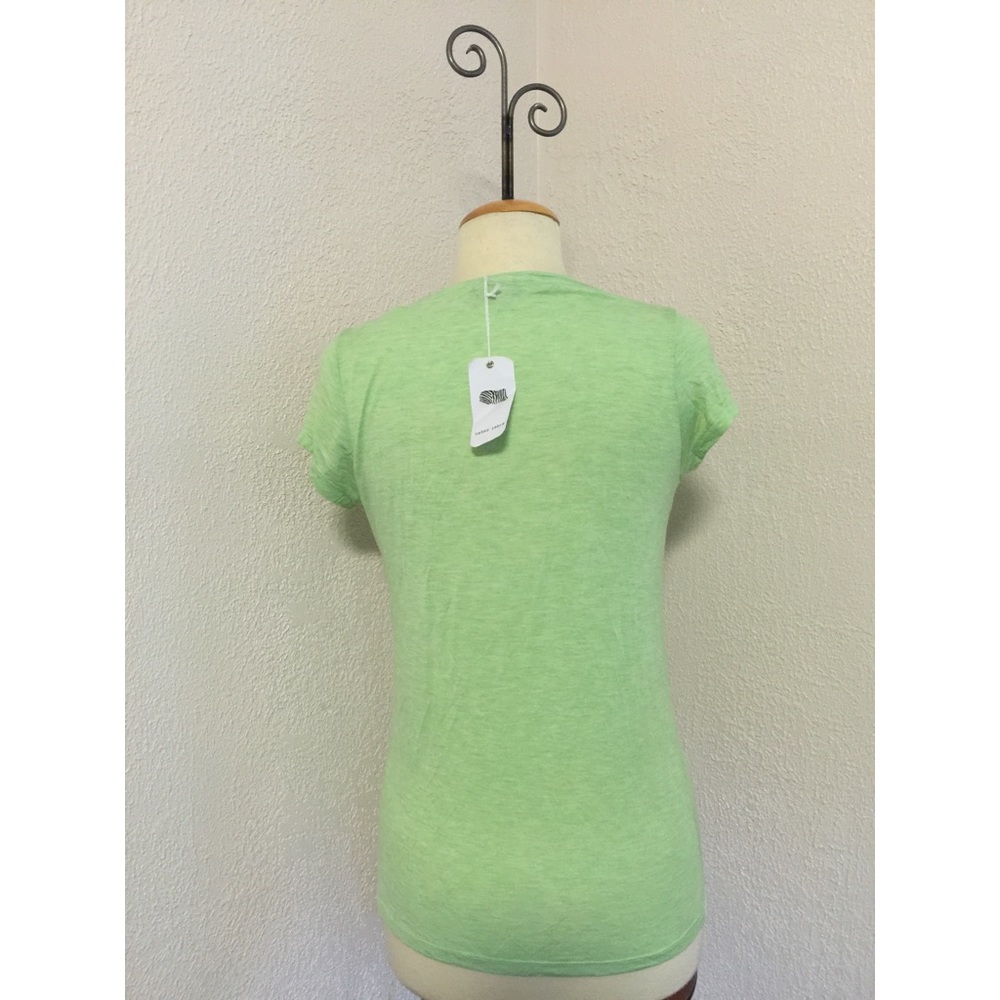 NWT Naked Zebra Green T-Shirt with Crystal Collar - Picture 4 of 4