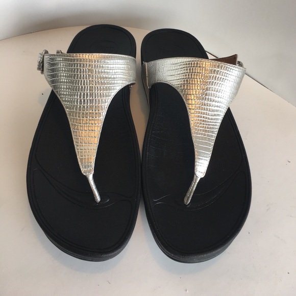 Shoes - Fitflops size 11, silver