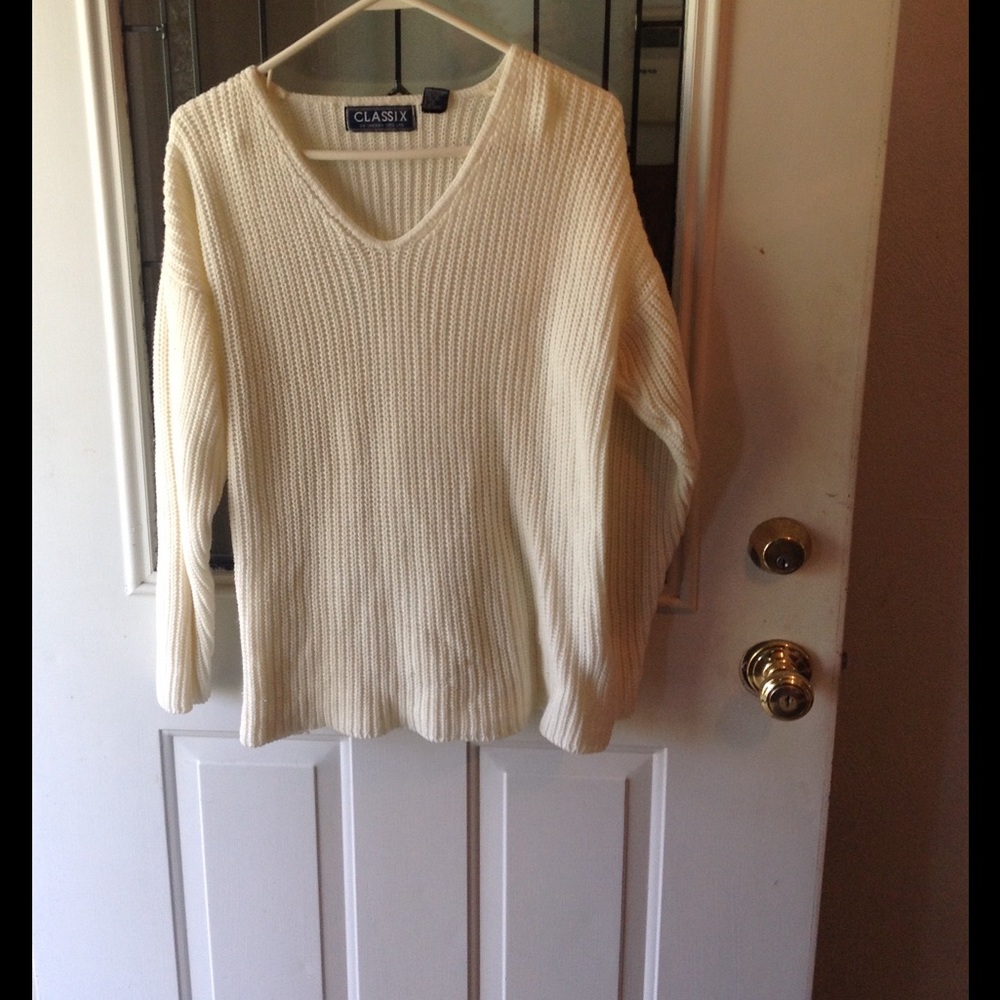 Off-White knit sweater