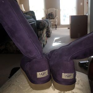 Authentic UGG tall purple boots
