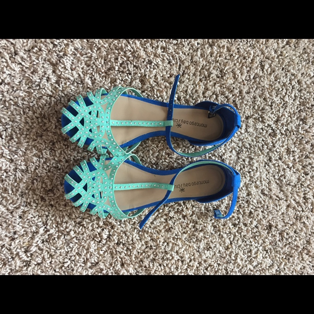 Blue Sandals