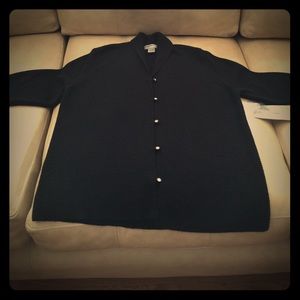 Ladies cowl collared sweater