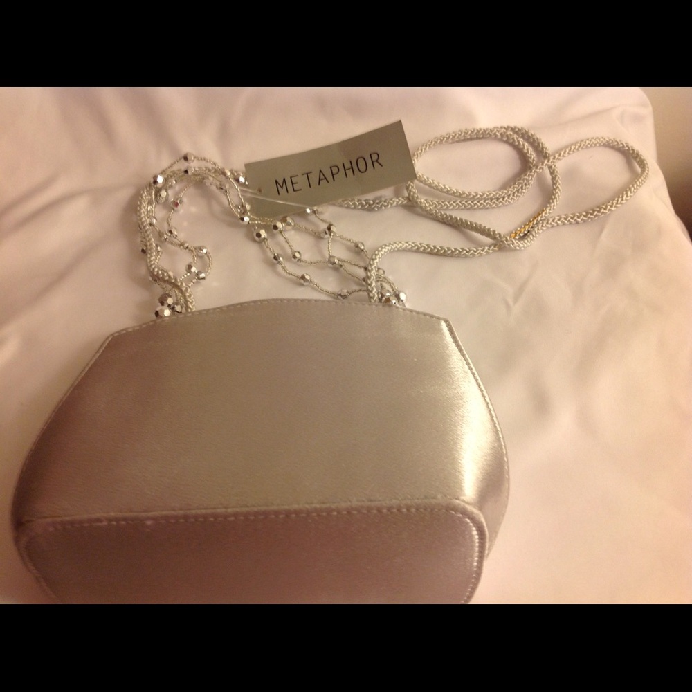 Small silver Evening Bag