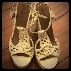 Lucky Brand macrome wedges