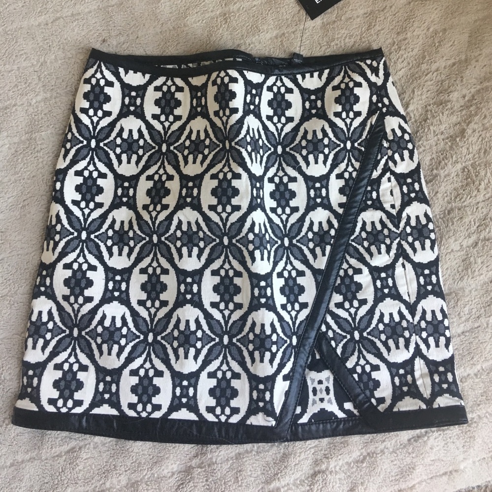 Black and white skirt