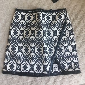 Black and white skirt