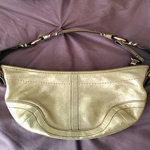 Authentic Coach gold purse
