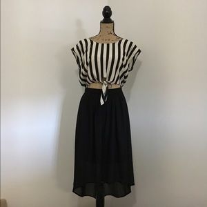 Black and White Dress Size M