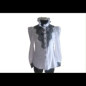 Lace Patchwork Women Blouse