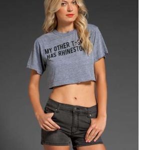 Kid Dangerous Grime Couture Crop Top