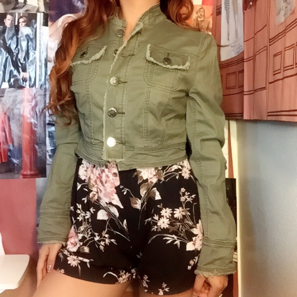 Olive green jacket