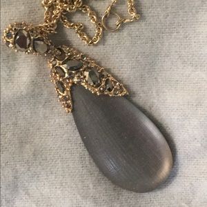 Alexis Bittar Lucite Pendant Necklace NWOT