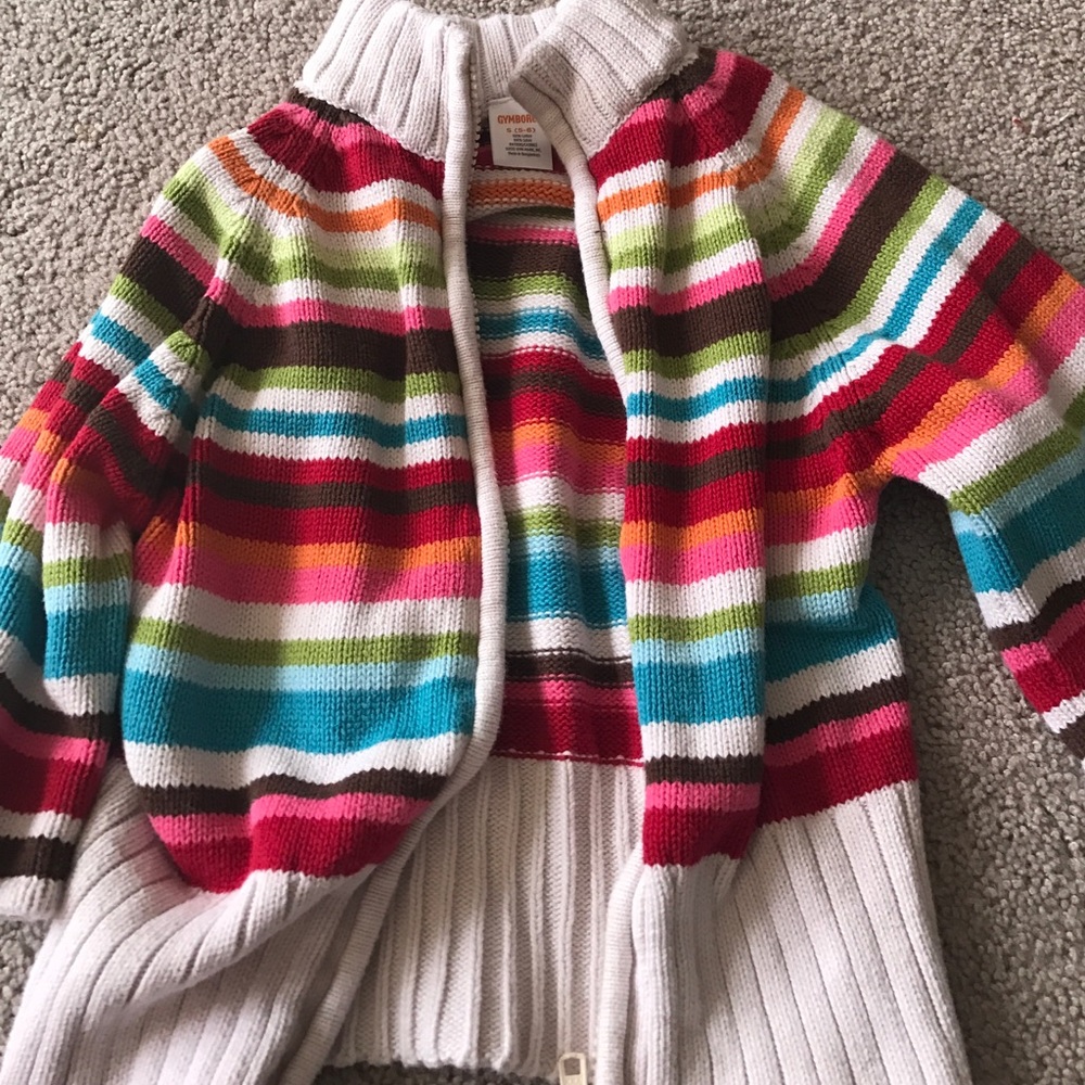 Girls gymboree zip up sweater