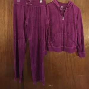 New York and Company Velour sweatsuit