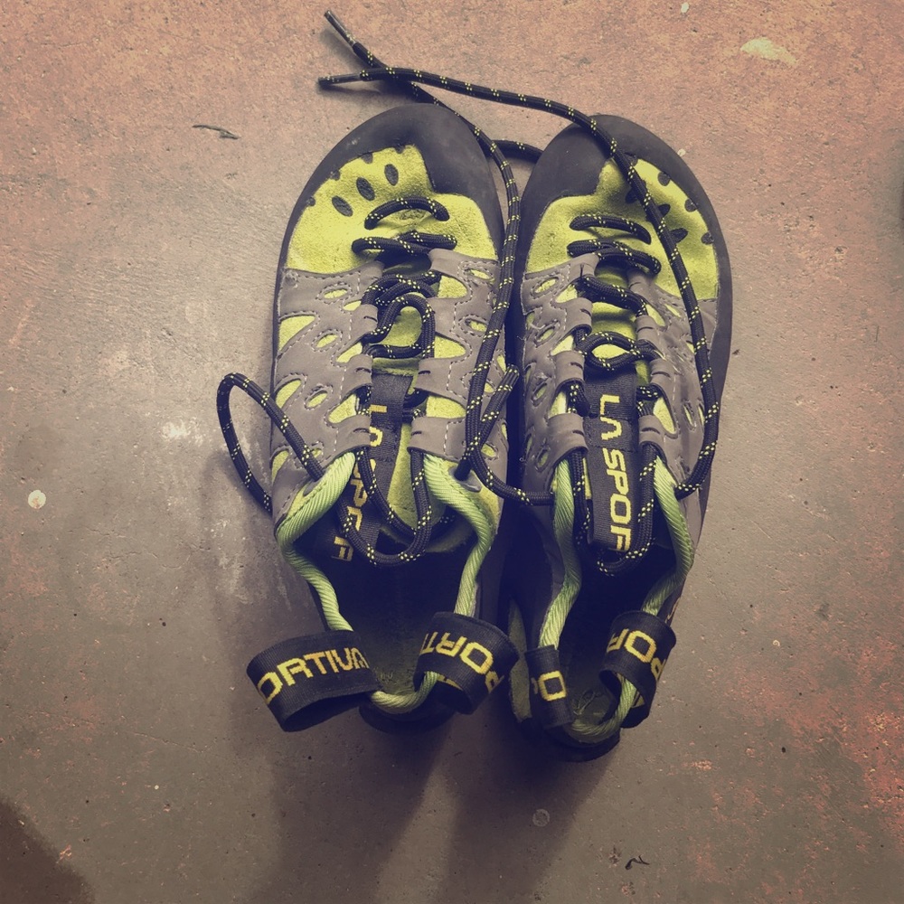 Climbing shoes!