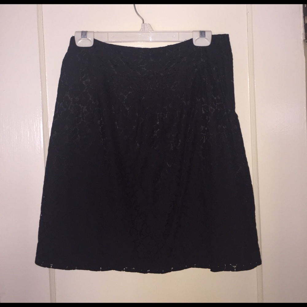 HM black detailed skirt