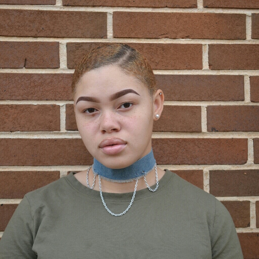 Denim "Jaded" Choker