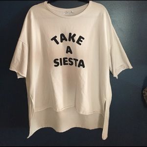 Oversized "Take A Siesta" Lounge Shirt