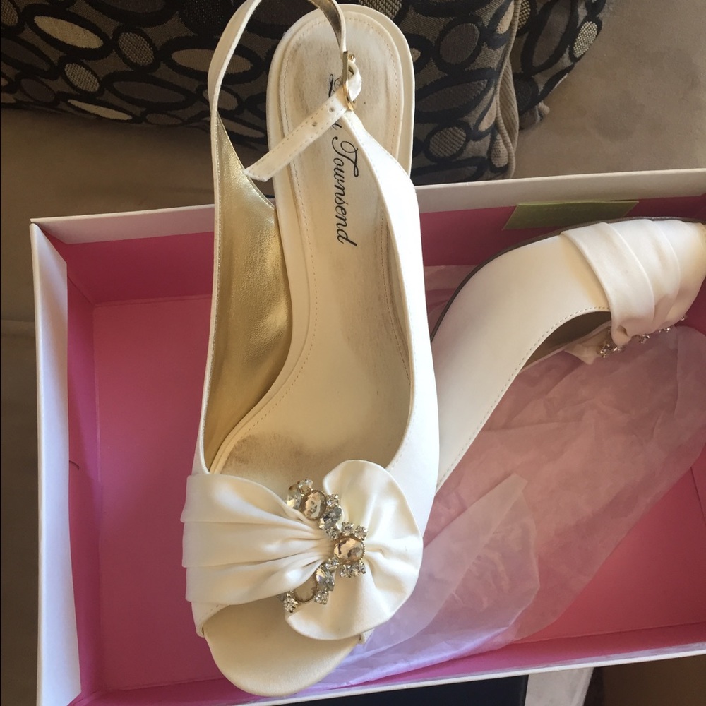 Ivory lulu Townsend slingback shoes