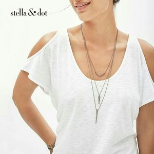 Stella and dot Fontaine layering necklace