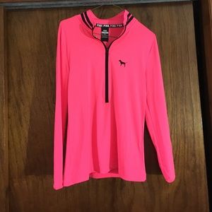 Pink half zip