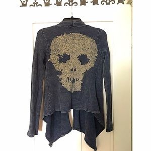 Floral Skull Cardigan