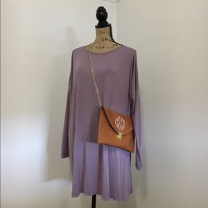 Lavender Piko Dress Size M