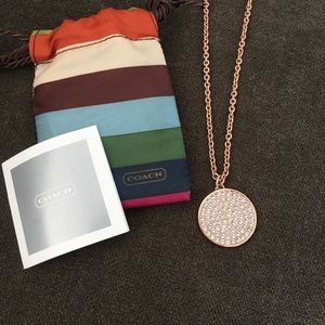 Coach Necklace- Rose Gold (reversible)