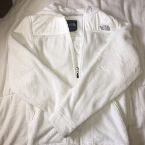 White North Face, no stains, perfect condition