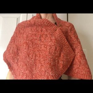LOFT Coral Wrap/Shawl