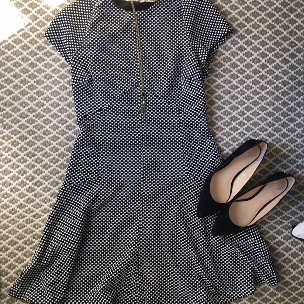 Polka dot work dress