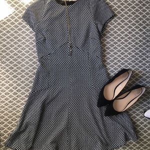 Polka dot work dress
