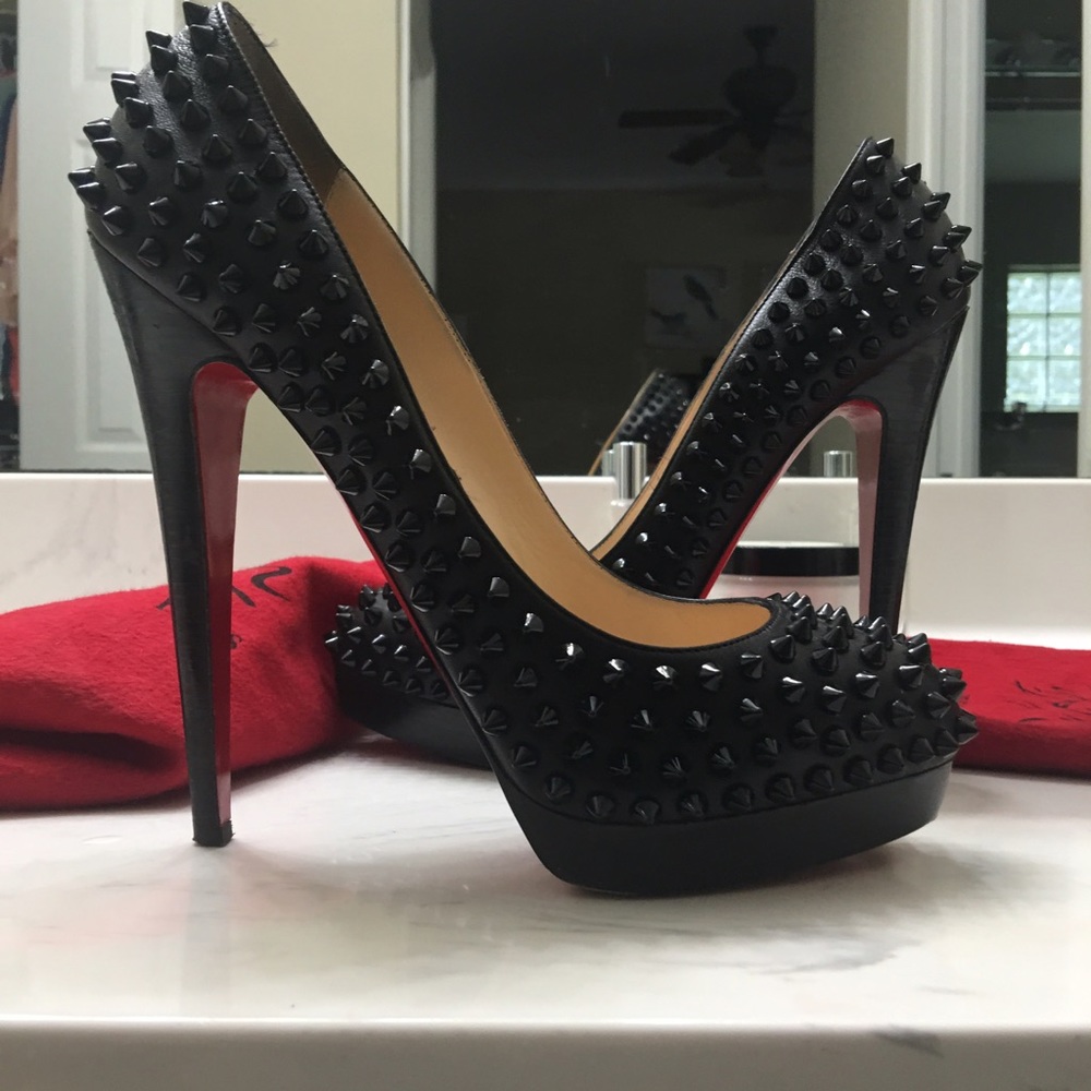Christian louboutin studded alti spiked pumps