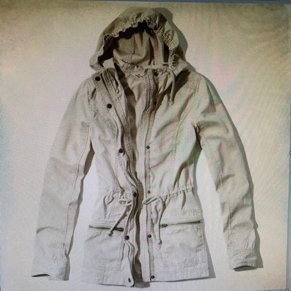 NWT Hollister Alcazar parka jacket khaki M