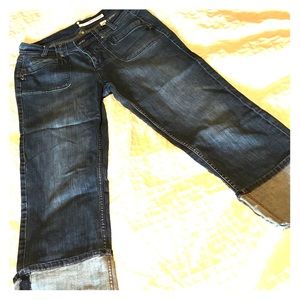 DKNY cuffed jean capris